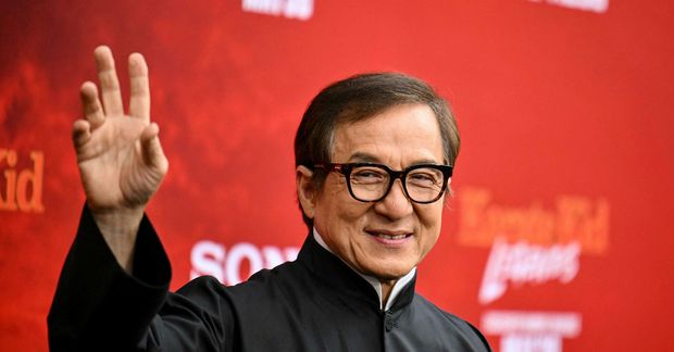 Jackie Chan á frumsýningu Karate Kid: Legends í New York á dögunum. Nú orðið myndu …
