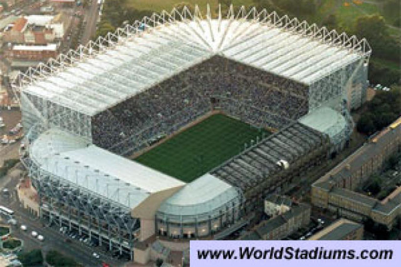 Sports Direct Arena, sem áður hét St. James' Park.