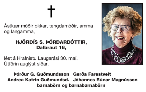 Hjördís S. Þórðardóttir,