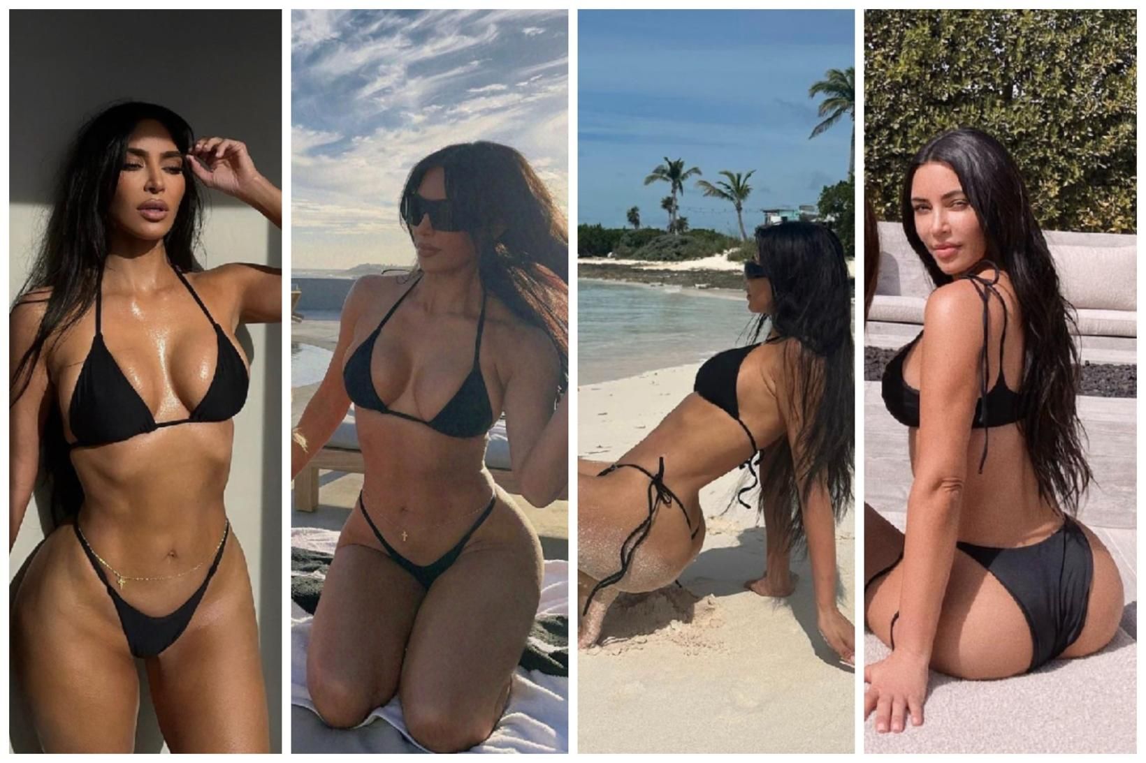 Kim Kardashian lumar á óvæntu tískuráði á Instagram-reikningi sínum.
