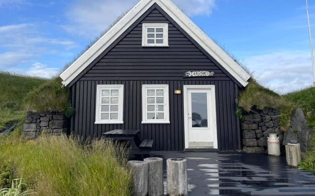 Er ekki heillandi að gista þarna?