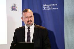 Ráðherra kynnir frumvarp til fjárlaga fyrir árið 2026.