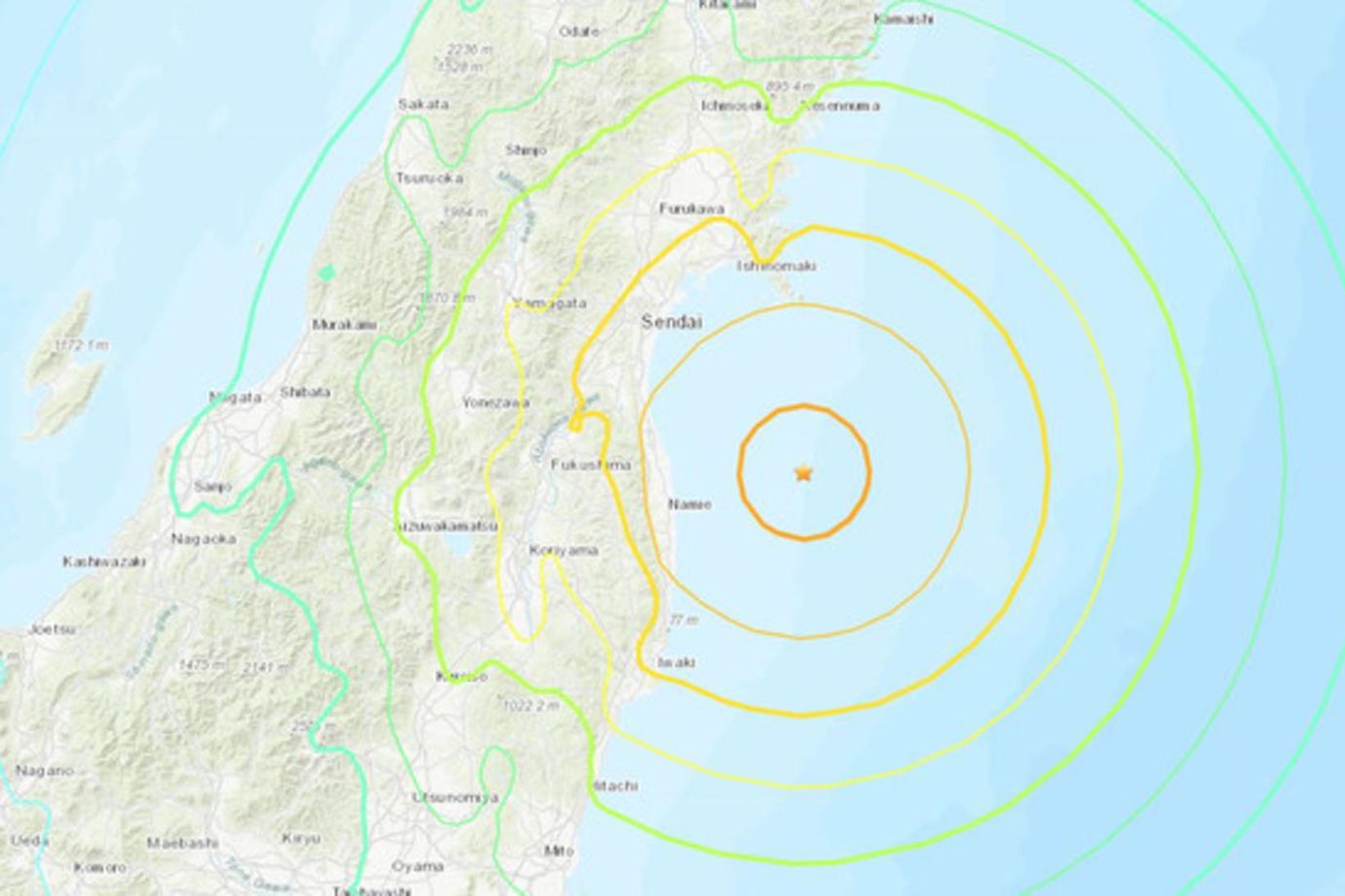 Öflugur jarðskjálfti í Japan og varað við flóðbylgjum
