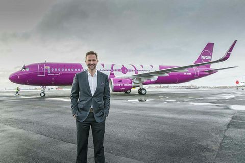 Skúli Mogensen, founder and CEO of WOW air.