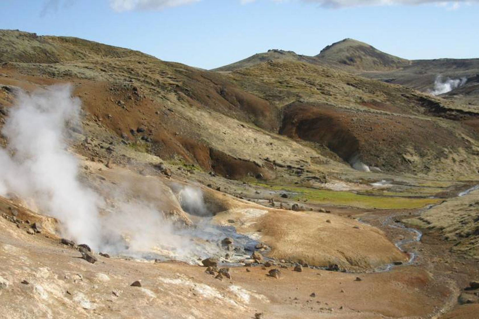 Hverasvæði á Hellisheiði sem þykir hafa hátt verndargildi.