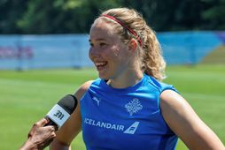 Hlín Eiríksdóttir ræddi við mbl.is í Thun í gær.
