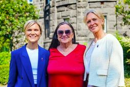 Kristrún Frostadóttir forsætisráðherra, Inga Sæland félags- og húsnæðismálaráðherra og Þorgerður Katrín Gunnarsdóttir utanríkisráðherra.