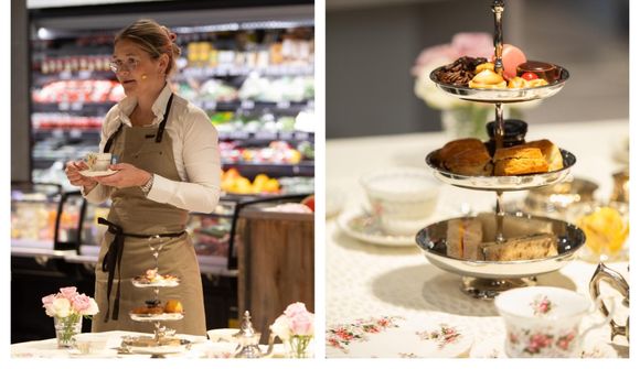 Kenndi gestum að framreiða fallegt og bragðgott Afternoon Tea