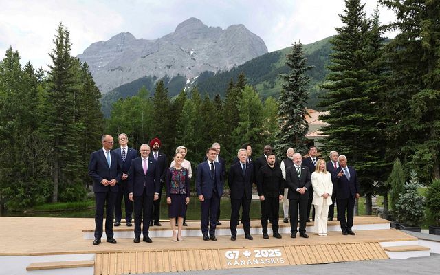 Frá G7-fundinum í Kanada.