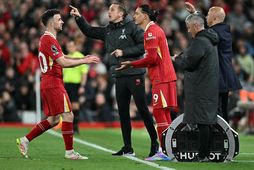 Diogo Jota og Darwin Núnez gætu báðir yfirgefið Liverpool í sumar.