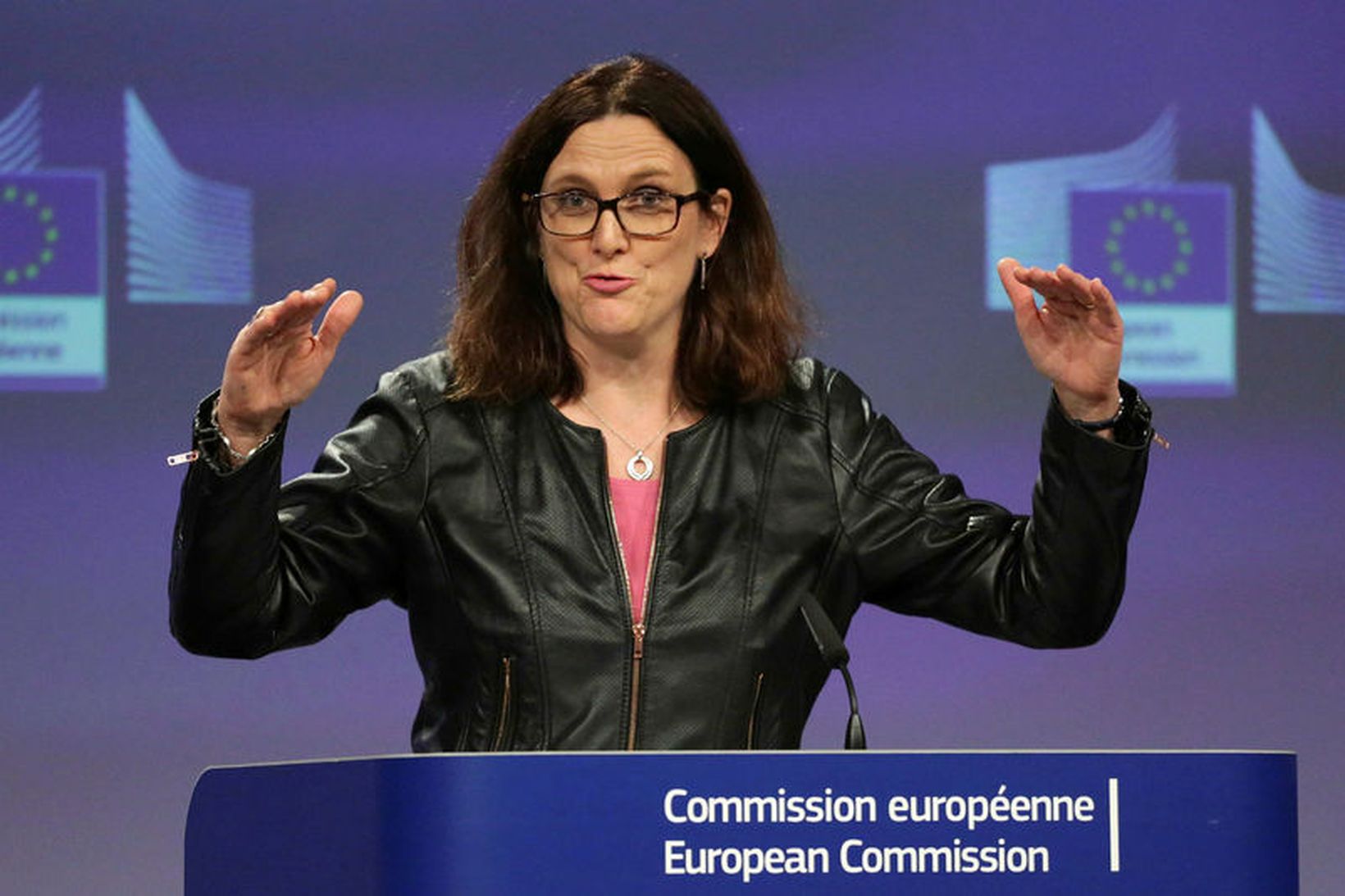 Cecilia Malmström, viðskiptastjóri Evrópusambandsins.