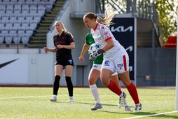 Tinna Brá Magnúsdóttir í leik Vals og Breiðabliks síðasta föstudag.