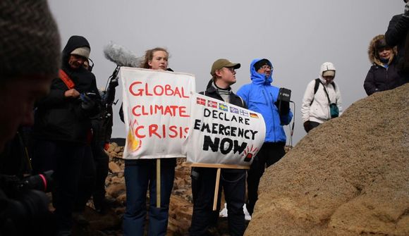 „Jarðarför“ Okjökuls vekur athygli