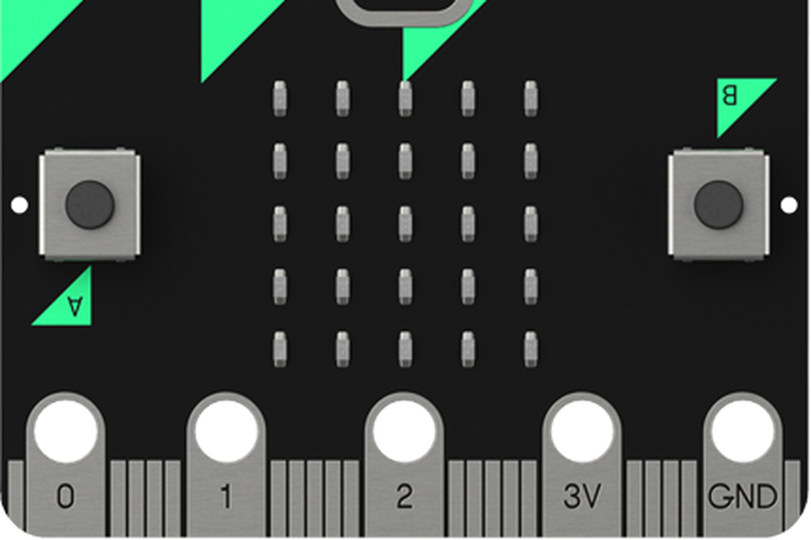 Microbit er forritanleg tölva sem er hönnuð af BBC.