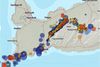 550 skjálftar síðasta sólarhring 