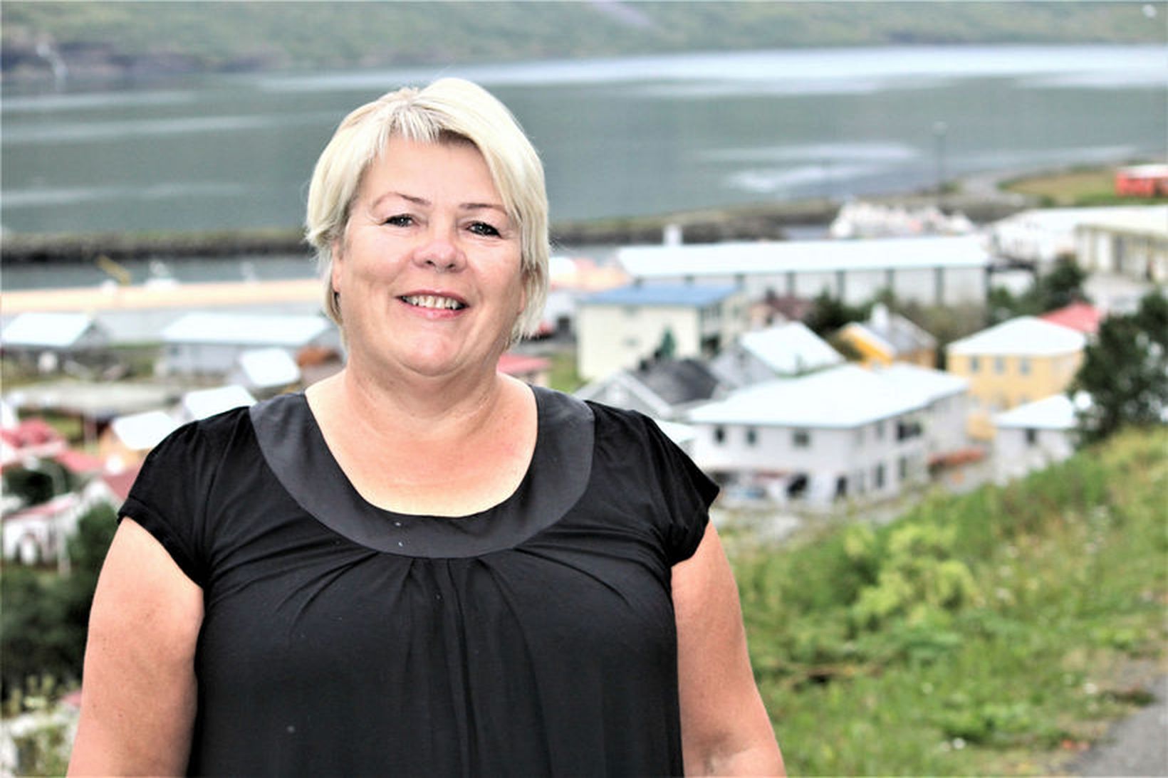 Lilja Rafney Magnúsdóttir heima á Suðureyri.