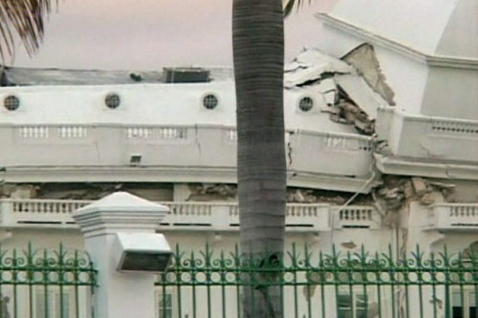 Forsetahöllin í Port-au-Prince.