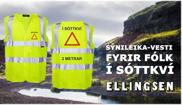 Sérstök sóttkvíarvesti rjúka út í Ellingsen