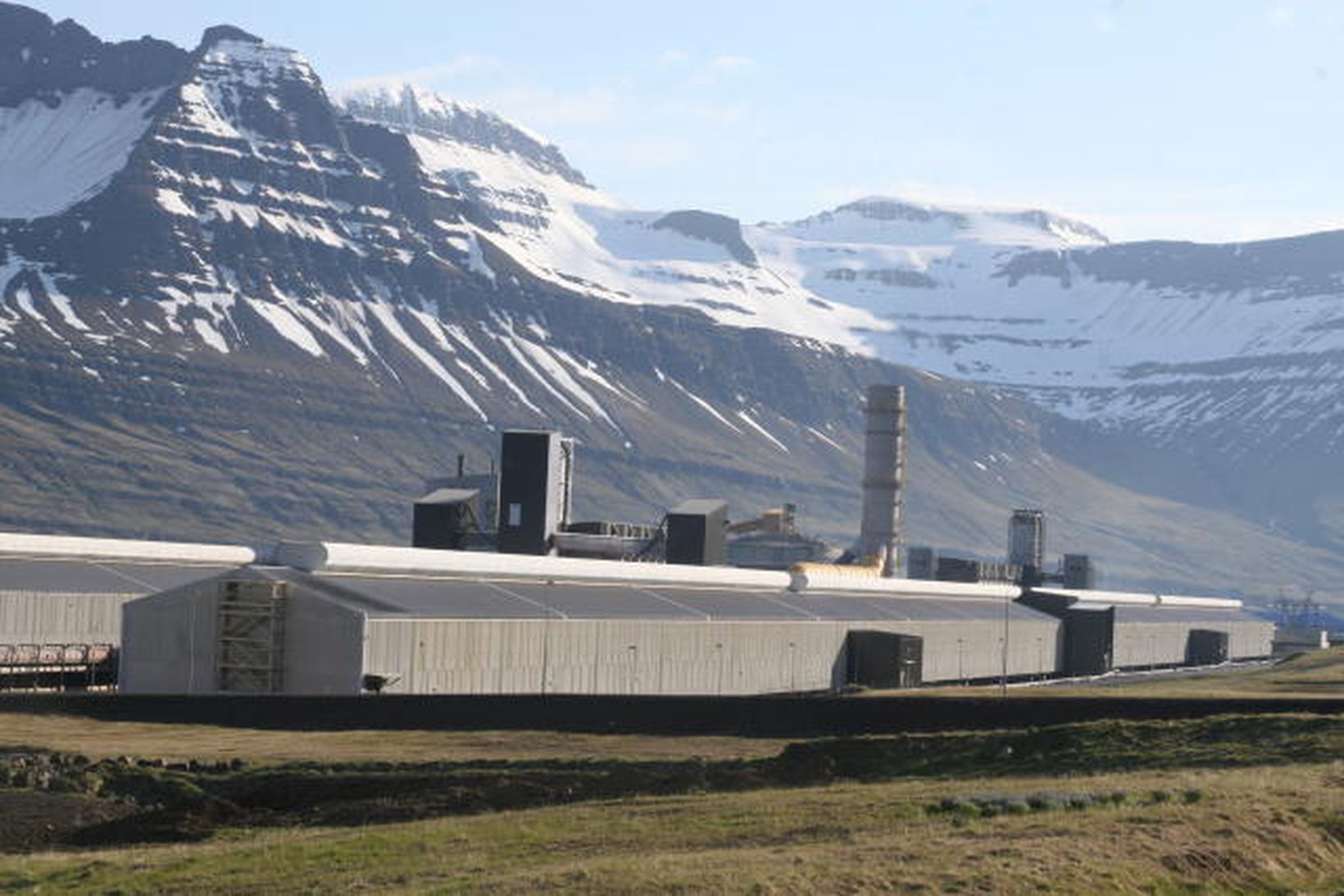 Alcoa Fjarðarál á Reyðarfirði.