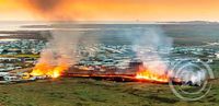 Grindavík eldgors seinna flug með LHG