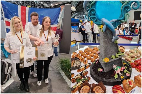 Sigrún Sól Vigfúsdóttir og Nastasja Kiencke slógu í gegn í Þýskalandi um helgina og fengu …