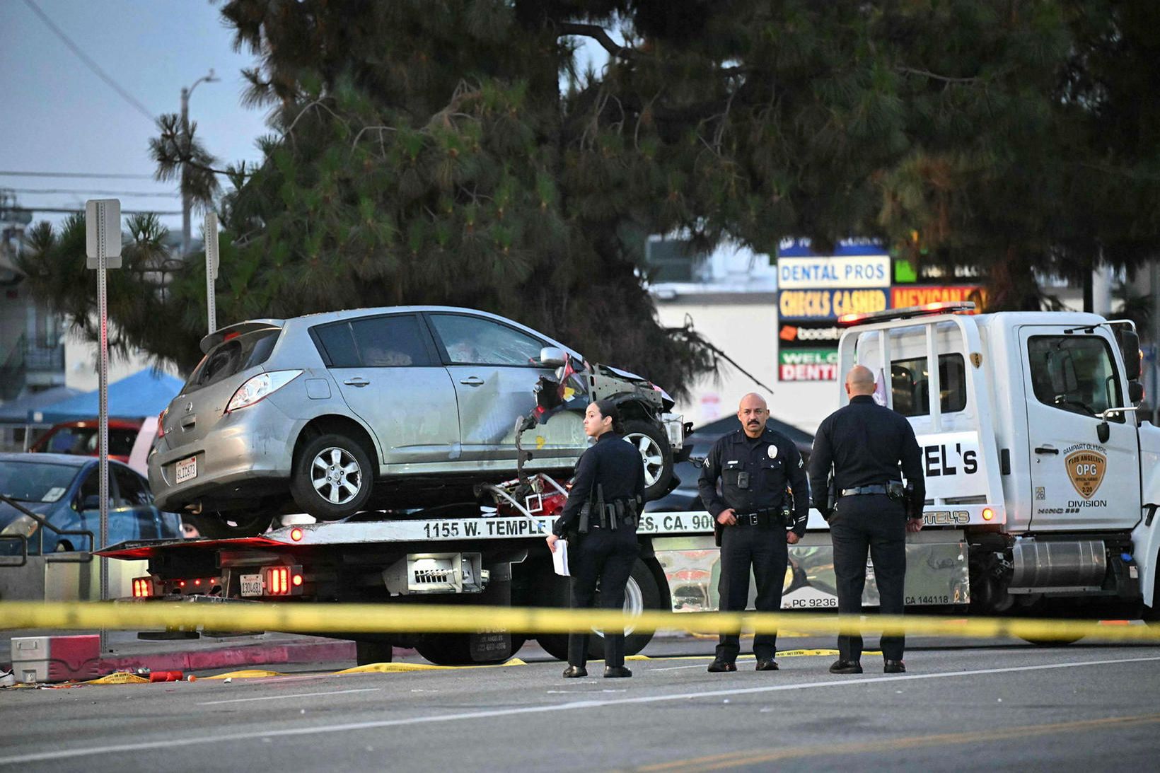Frá vettvangi í Los Angeles.
