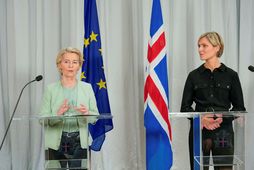 Ursula von der Leyen, forseti framkvæmdastjórnar ESB, kom í heimsókn til Íslands tæplega viku eftir …