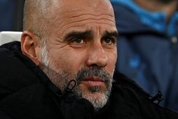 Pep Guardiola, knattspyrnustjóri Manchester City.