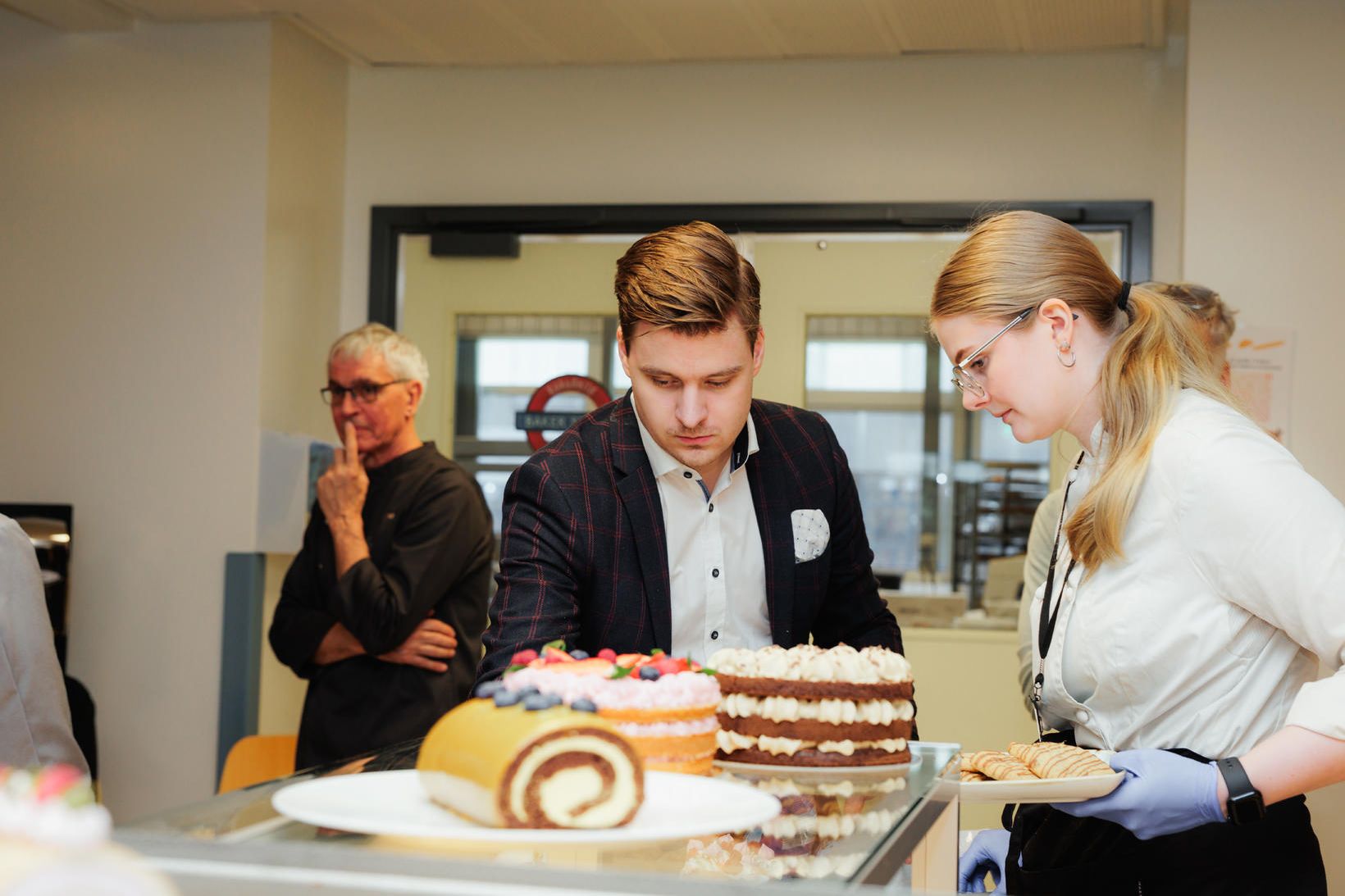 Daníel H. Rúnarsson hjá Danól og Guðrún Erla Guðjónsdóttir bakari …