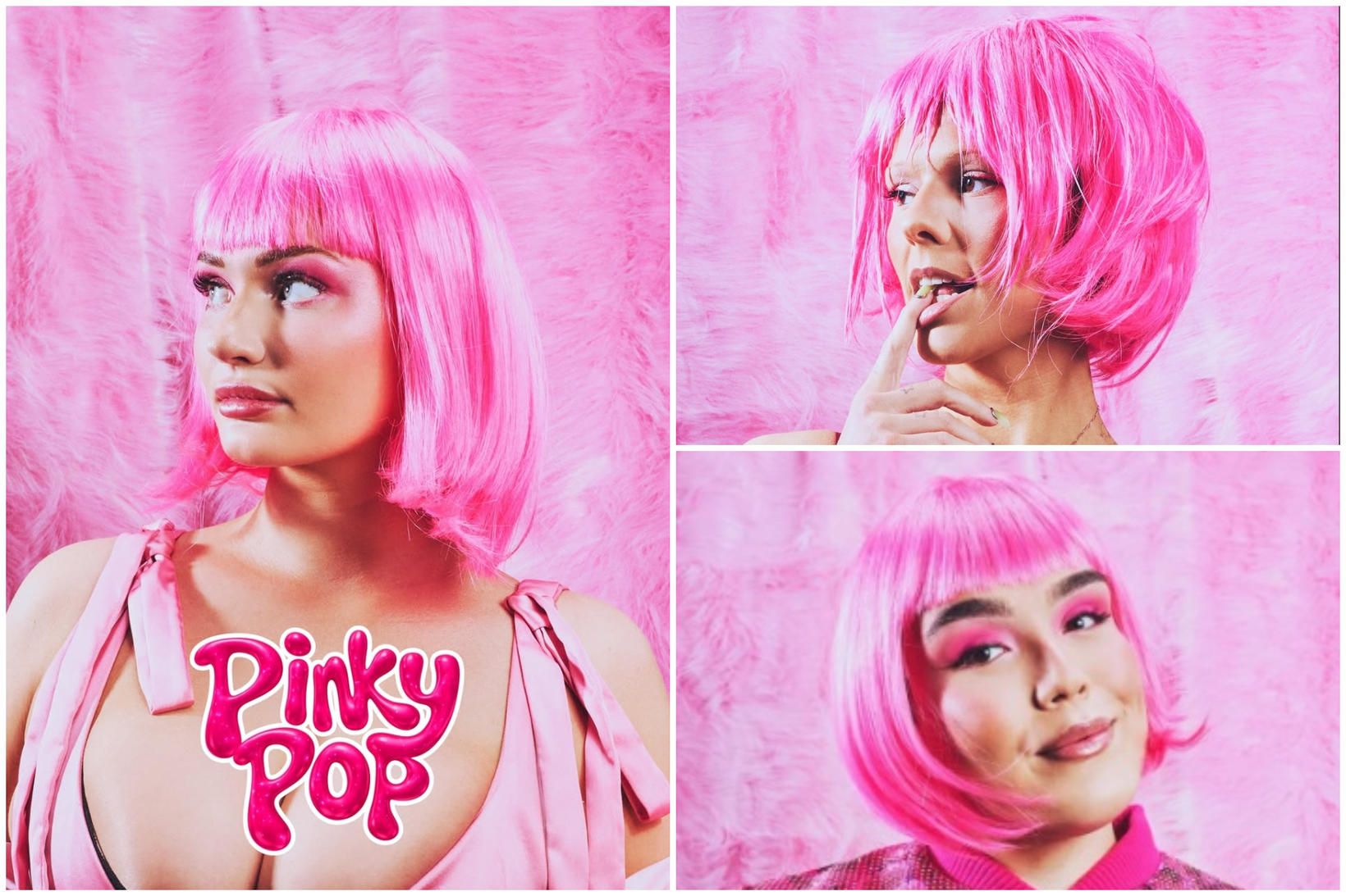 Hvað er málið með bleiku hárkollurnar?