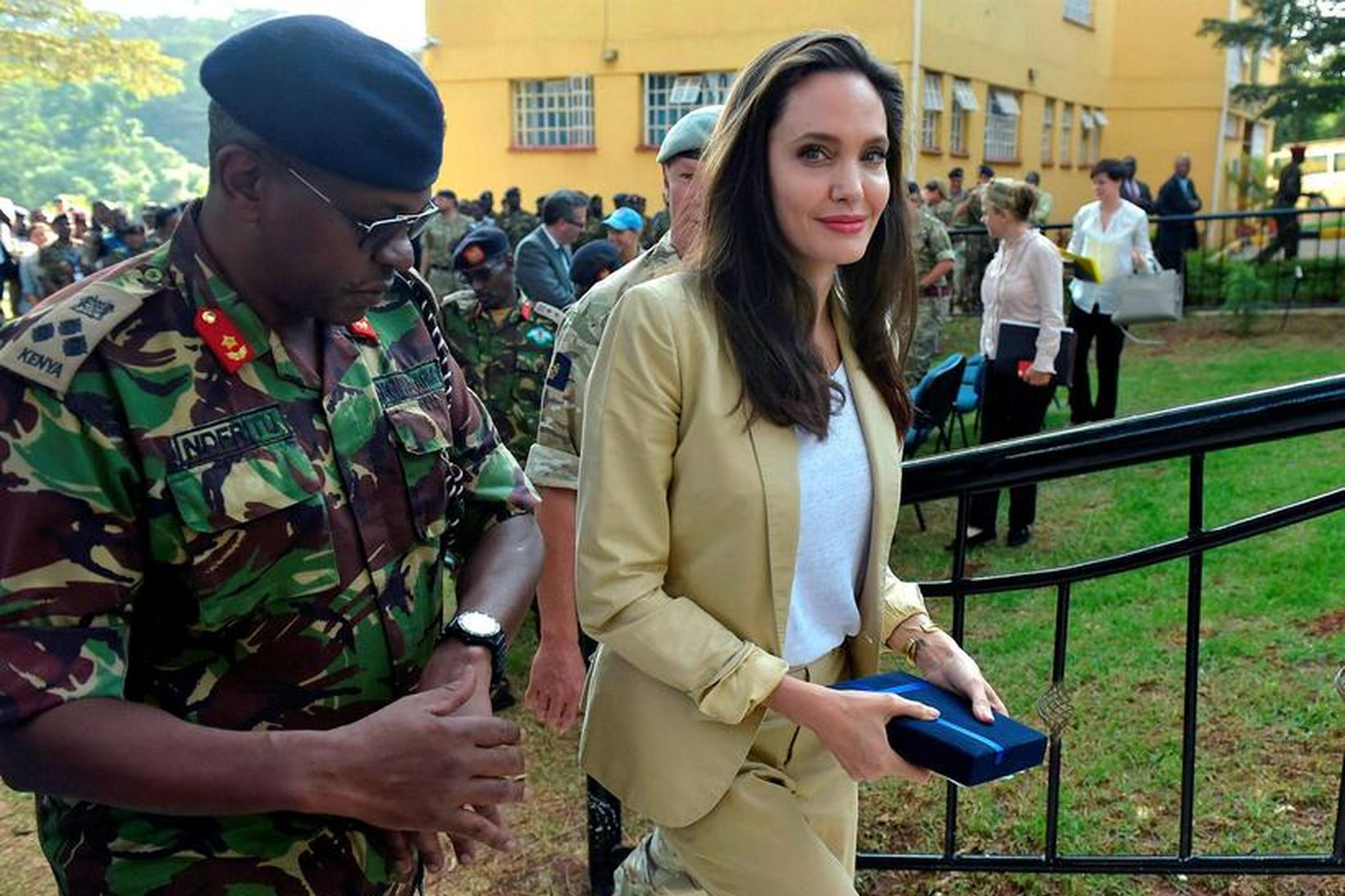 Angelina Jolie er dugleg að berjast fyrir bættum mannréttindum.
