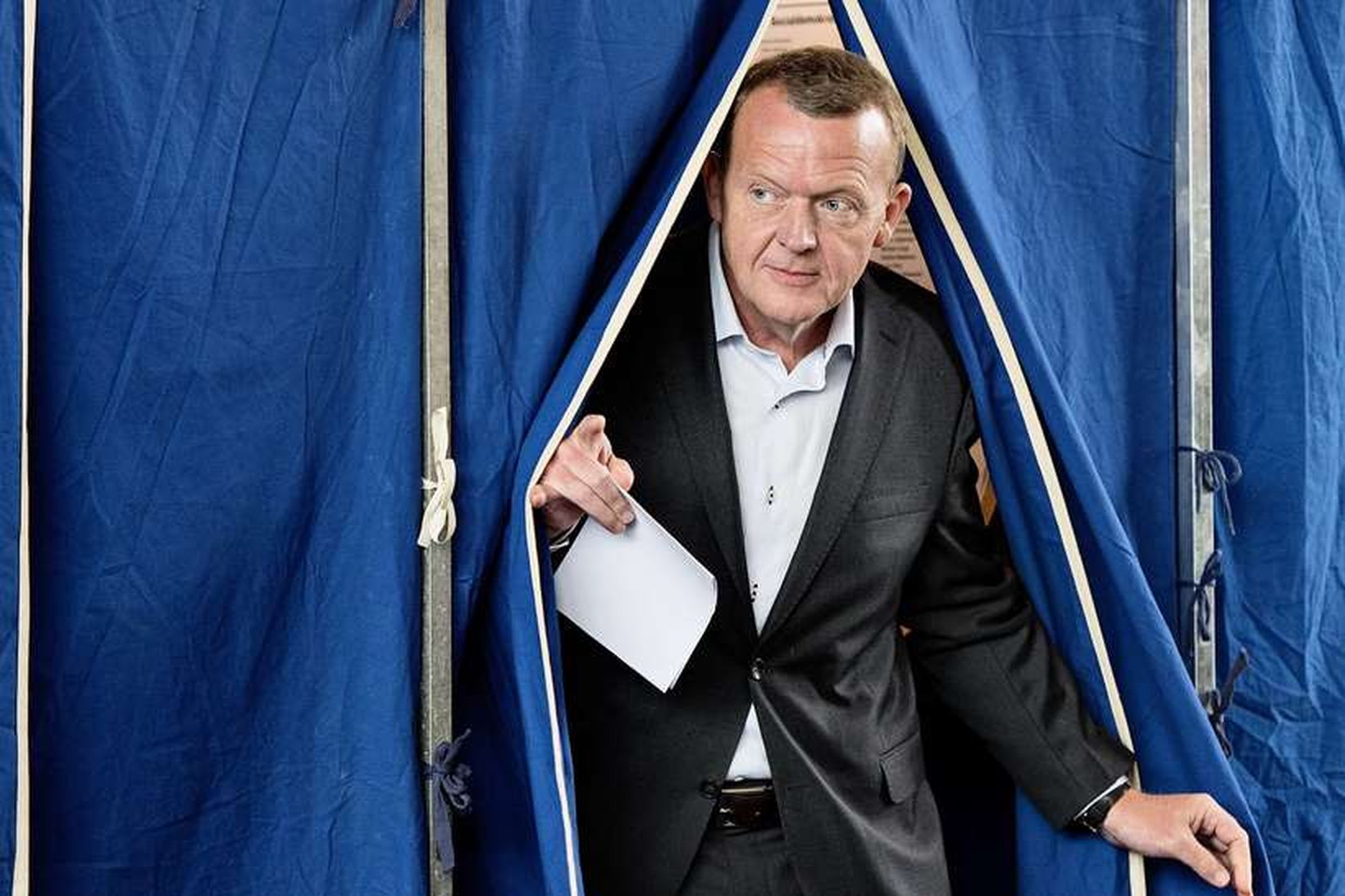 Lars Lökke Rasmussen, formaður Venstre, verður væntanlega næsti forsætisráðherra Danmerkur.
