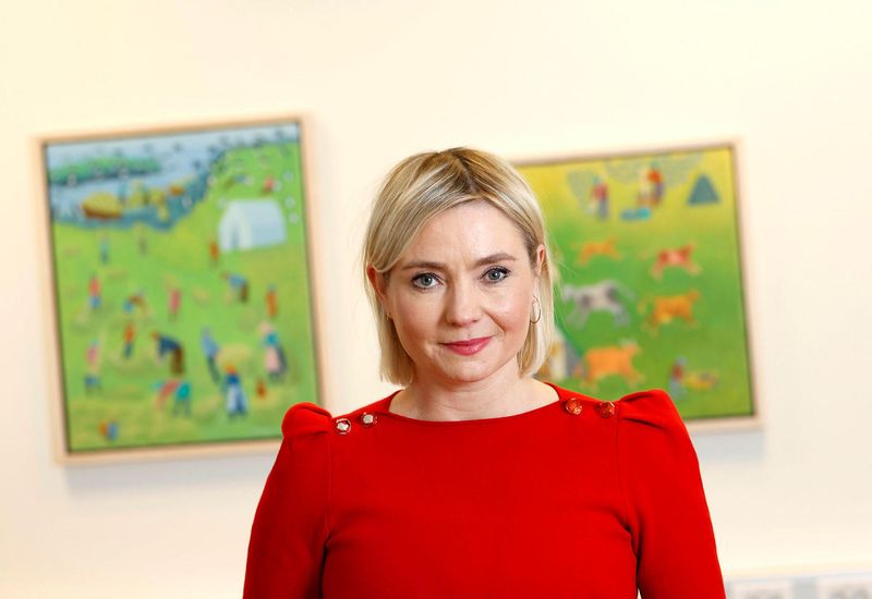 Minister of Culture and Business Affairs Lilja Alfreðsdóttir.