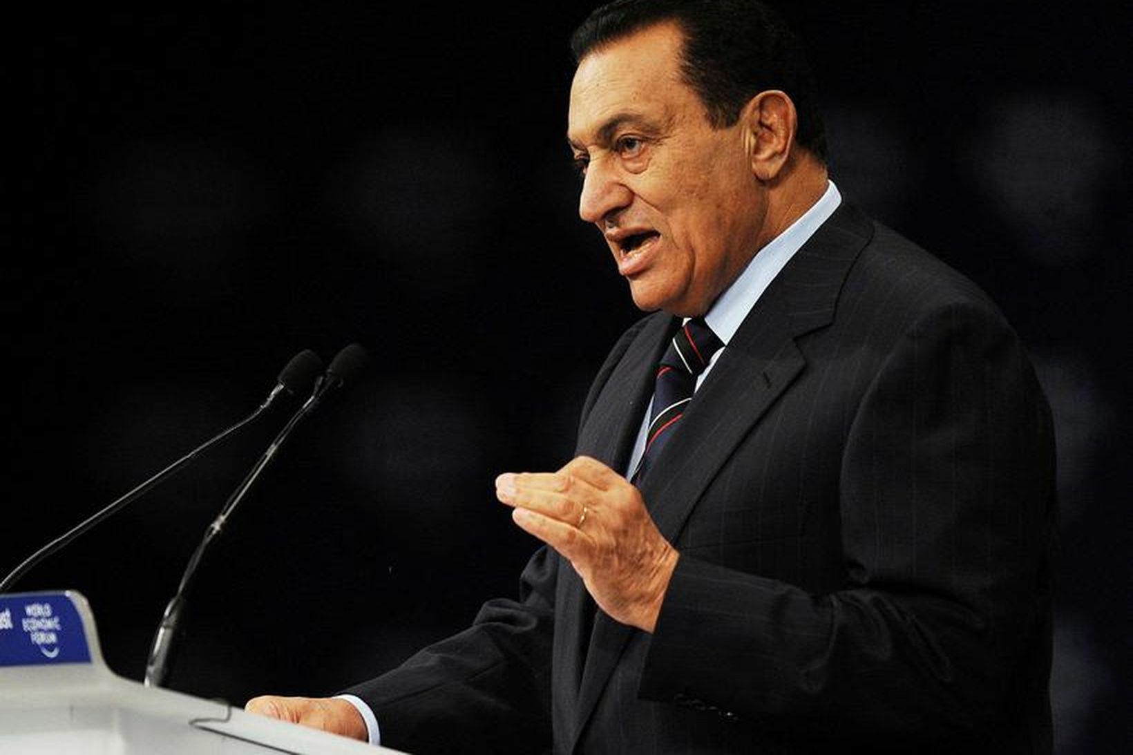 Hosni Mubarak, fyrrverandi forseti Egyptalands.