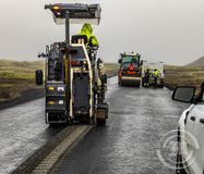 Malbikstöðin malbika í Þreigslunum