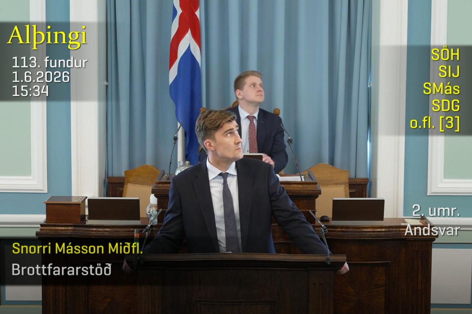 „Þarna stóð ég og gat ekki annað“