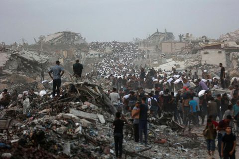 From the Gaza Strip at the end of July.