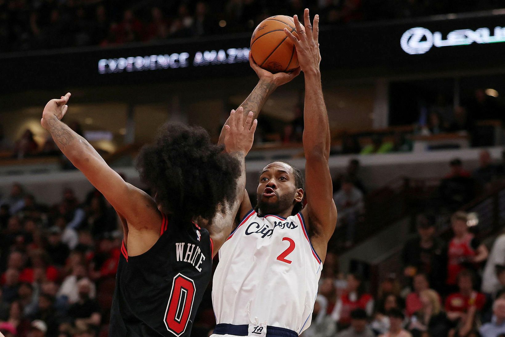 Kawhi Leonard var hetja Clippers.