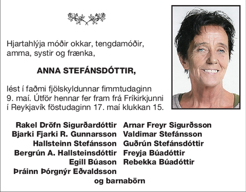 Anna Stefánsdóttir,