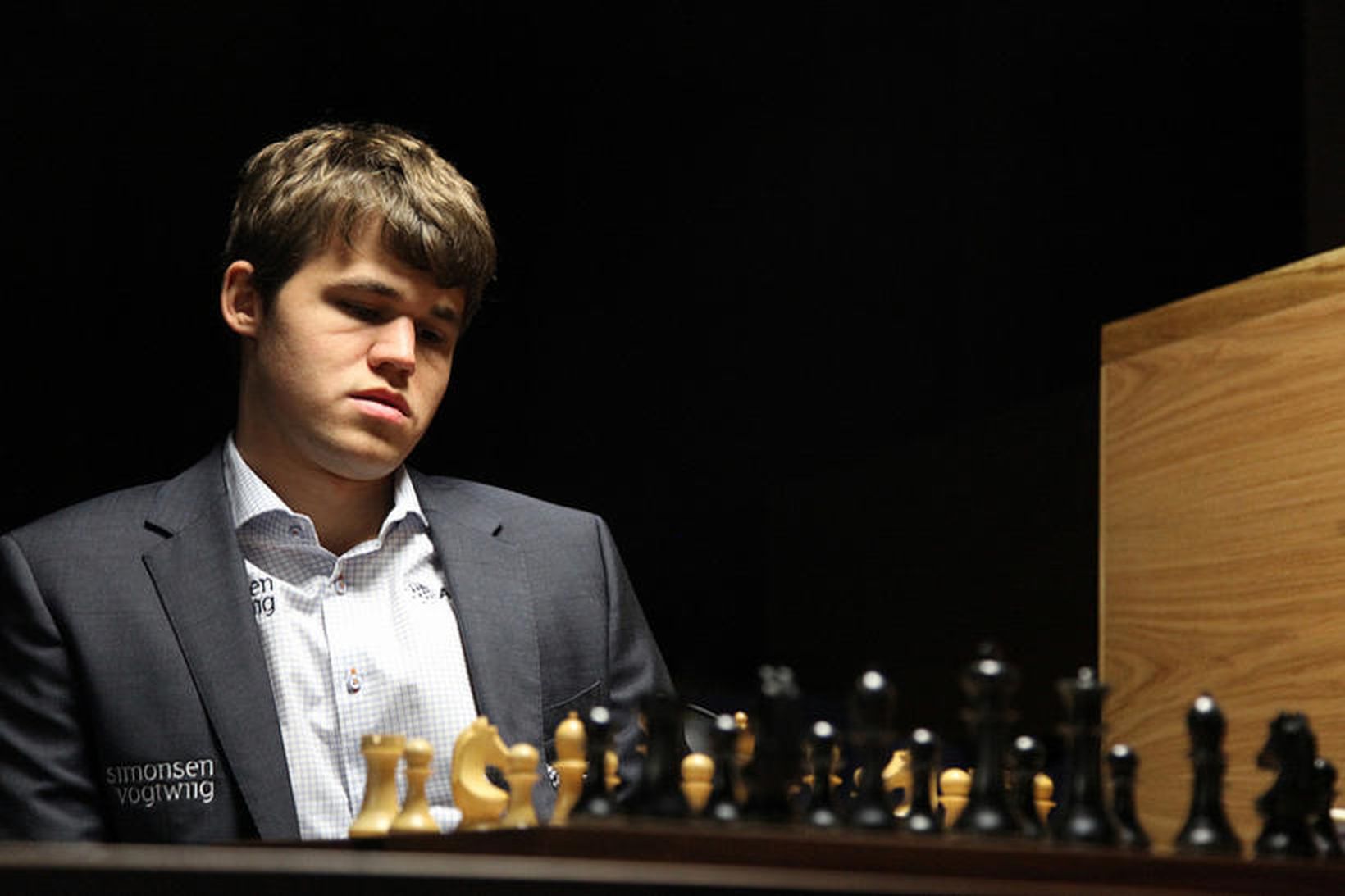Magtnus Carlsen, heimsmeistari í skák.