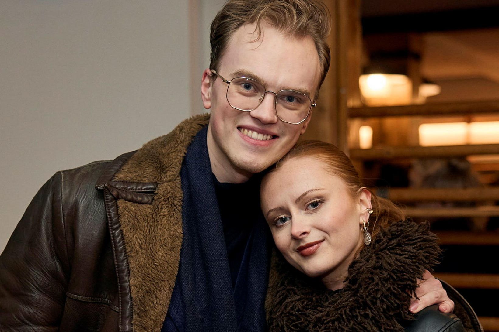 Máni Huginsson og Elín Hall.