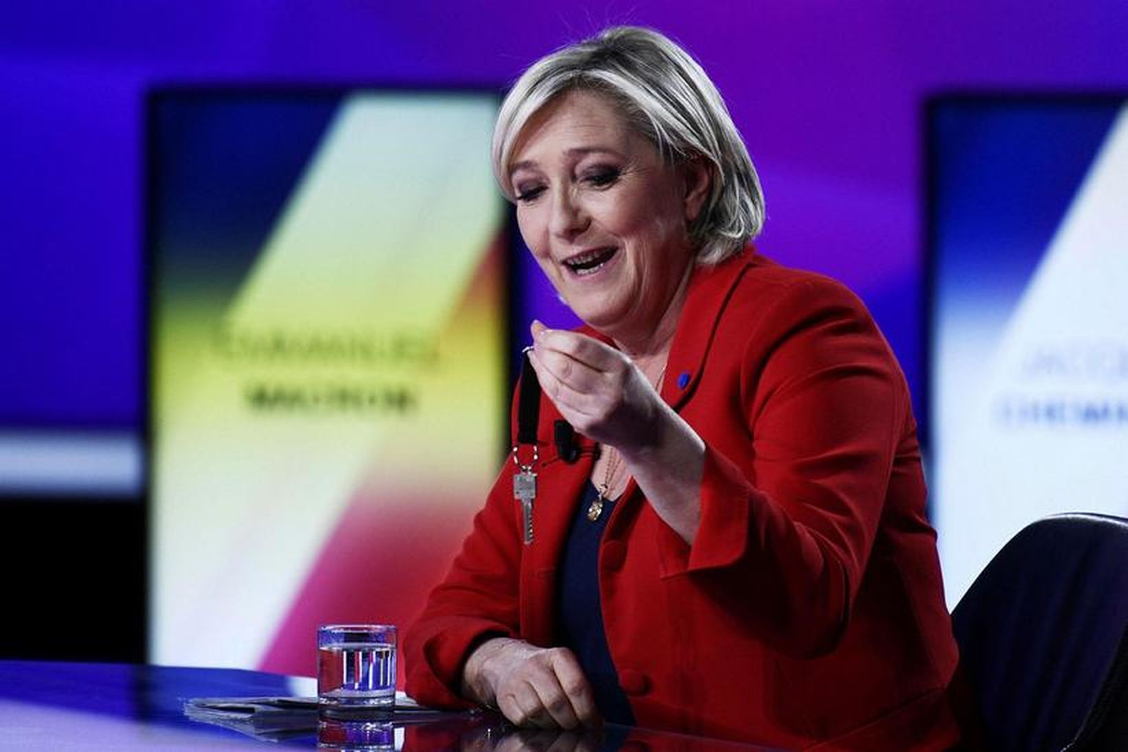 Marine Le Pen vill færa frönsku þjóðinni aftur lyklana.