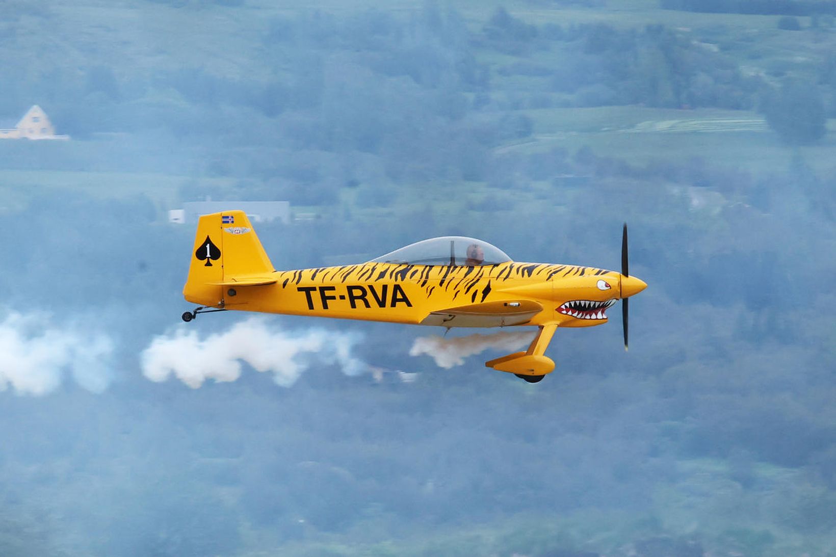 Flugsveitin sýndi listflug á Flugdeginum.