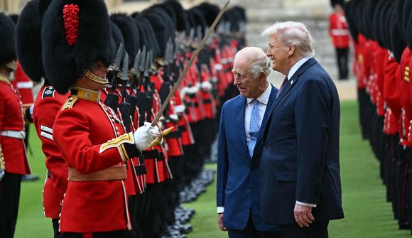 Myndir: Heimsókn Trump í Windsor-kastala