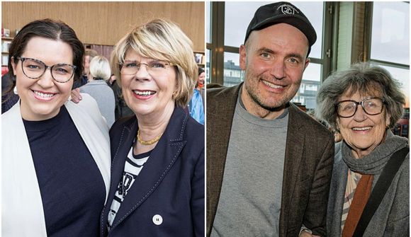 Guðni lét sig ekki vanta í útgáfuhóf eiginkonunnar