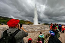 Meðal þeirra breytinga sem hafa orðið er að Strokkur gýs nú oftar og kröftugar en …