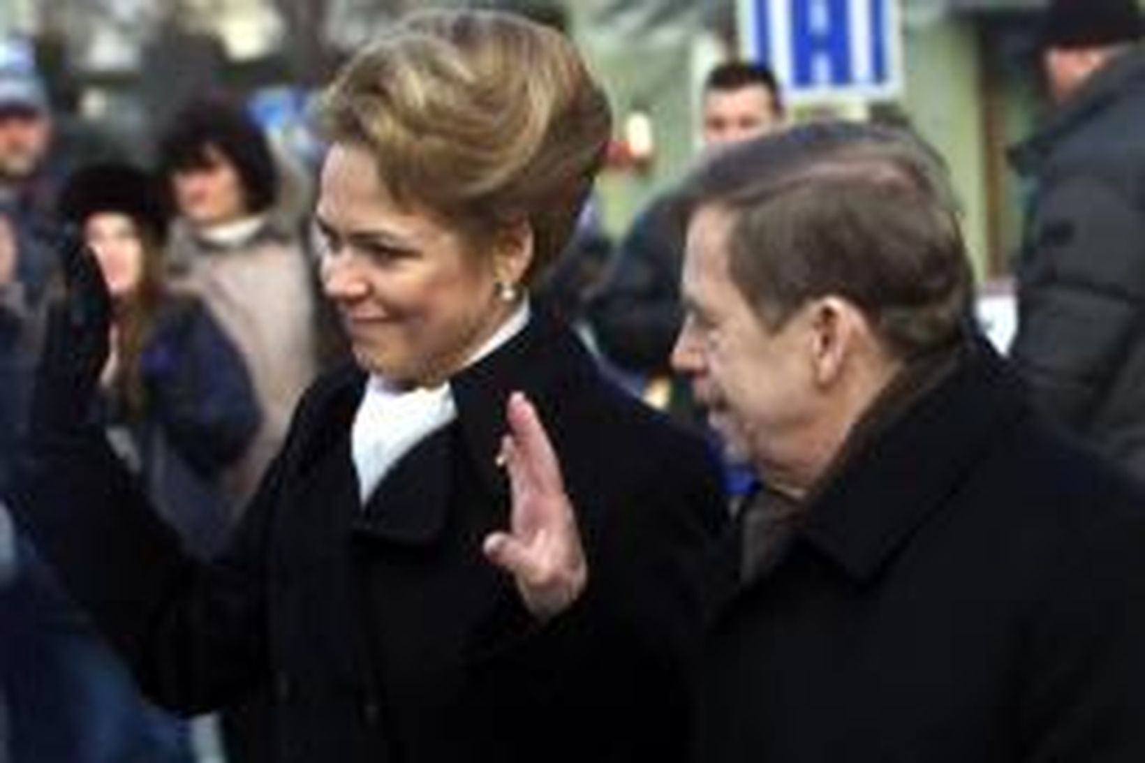 Vaclav Havel og Dagmar Havlova.