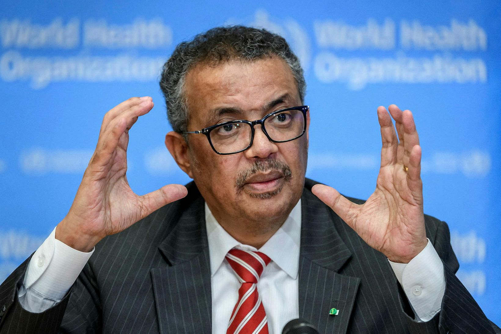 Tedros Adhanom Ghebreyesus hvetur bandarísk stjórnvöld til að taka niðurskurð …