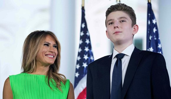 Unglingar vilja bjarga Barron Trump
