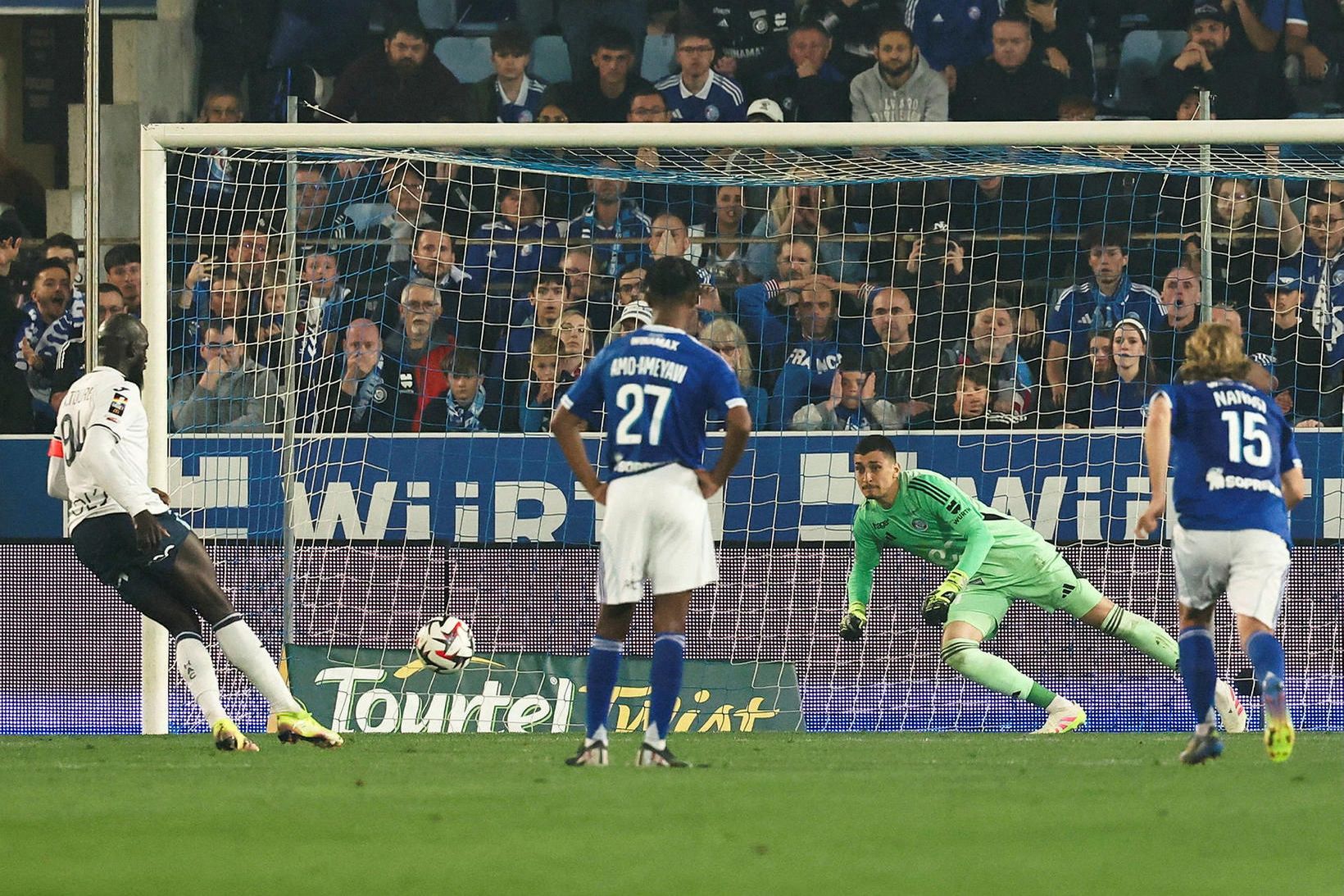 Djordje Petrovic í leik með Strasbourg á síðustu leiktíð.